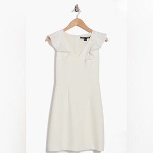 NWT FRENCH CONNECTION Elegant White Dress -Size 6